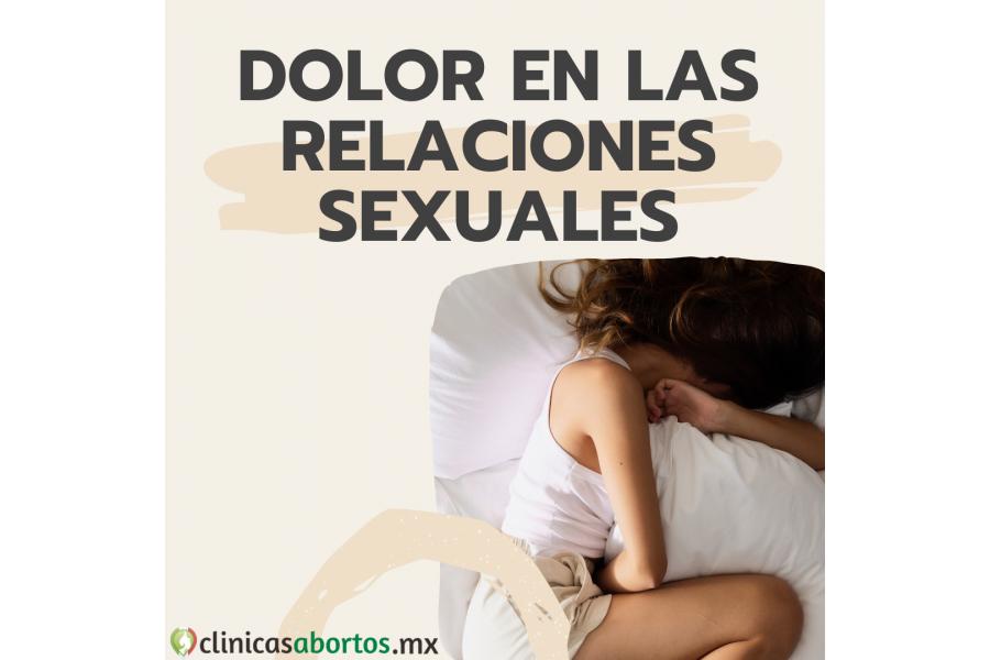 Dolor durante las relaciones sexuales